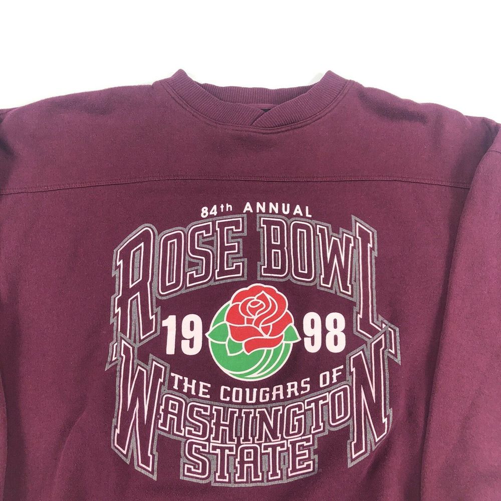 90s WSU Cougars 84th Rose Bowl Crewneck Sweatshirt